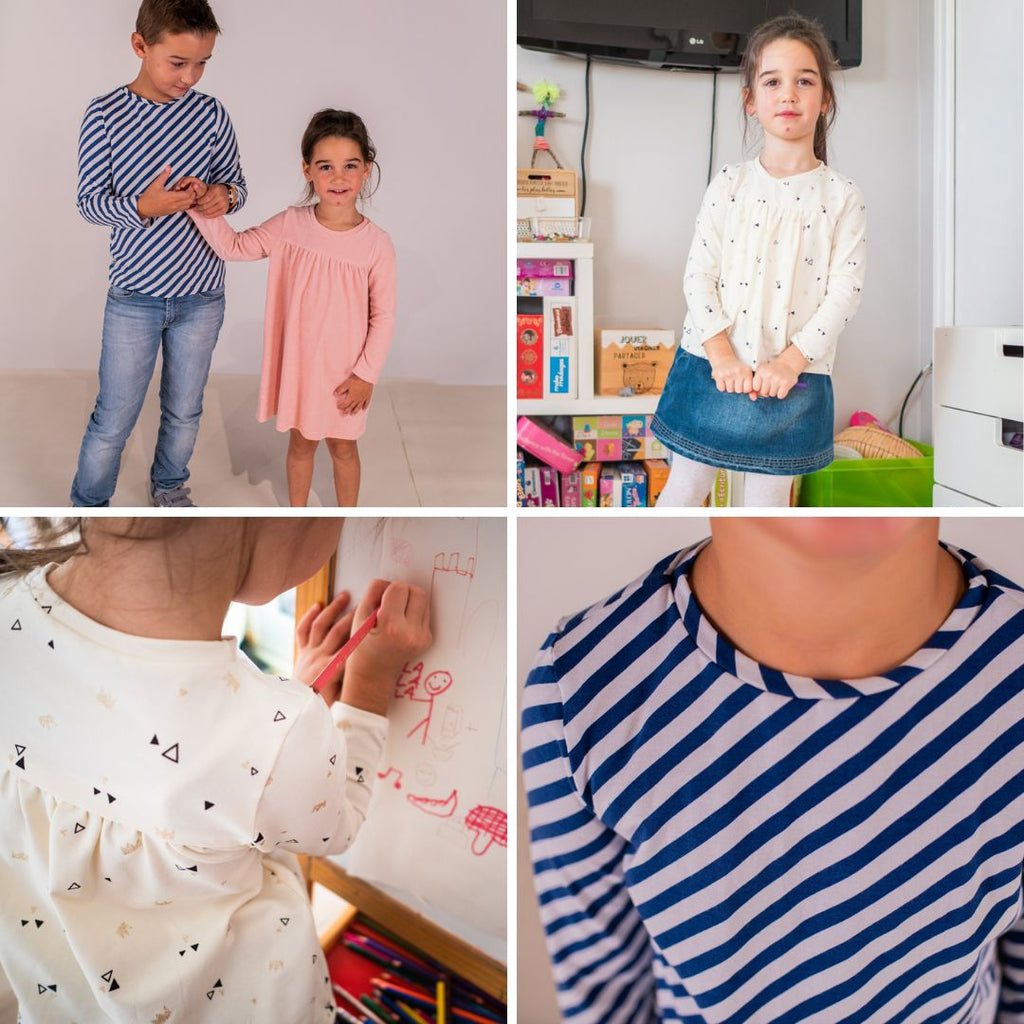 Patrons T-shirt et robe Gaston Enfant  (PDF)