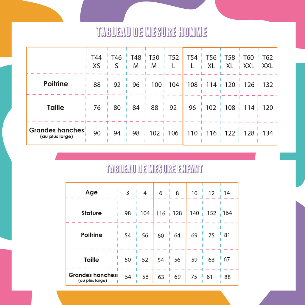 Super pack Andrea Femme, Homme, Enfant (PDF)