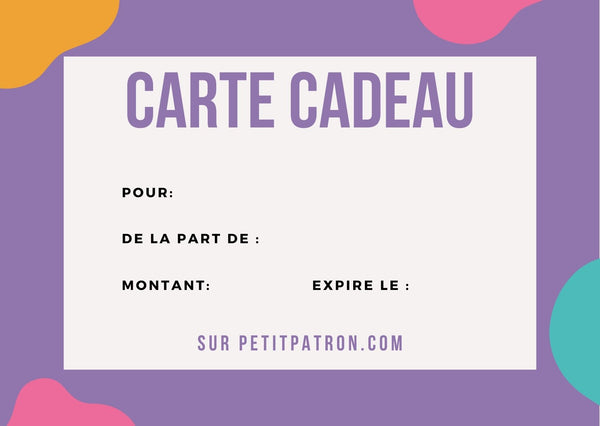 Carte cadeau