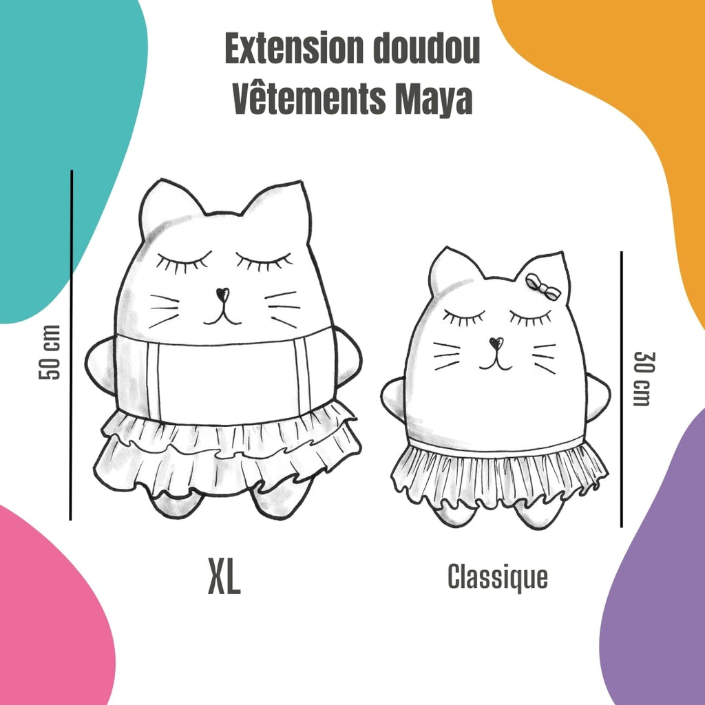 Extension vêtement Maya - doudou à coudre