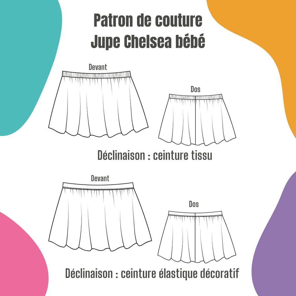 Patron Jupe Chelsea bébé (PDF)