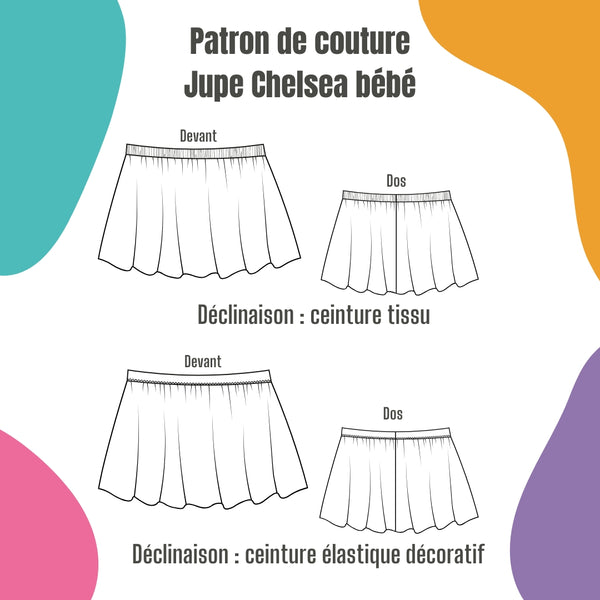 Patron Jupe Chelsea bébé (PDF)