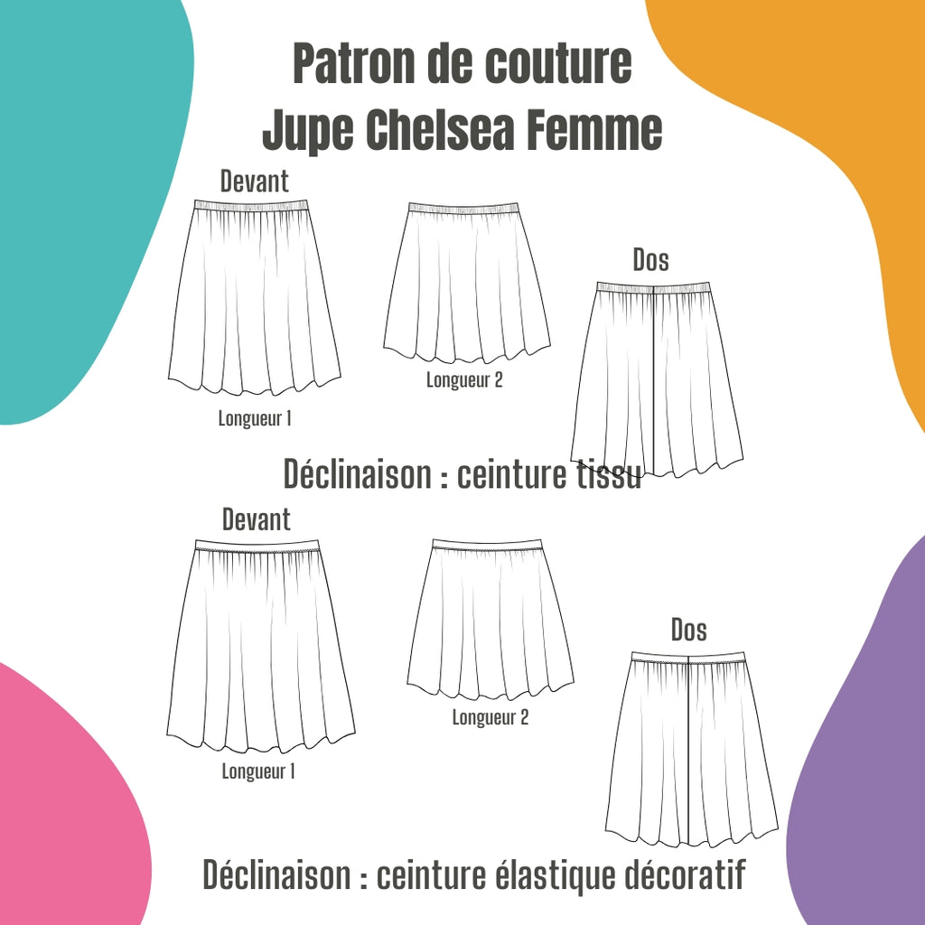 Patron Jupe Chelsea femme (PDF)